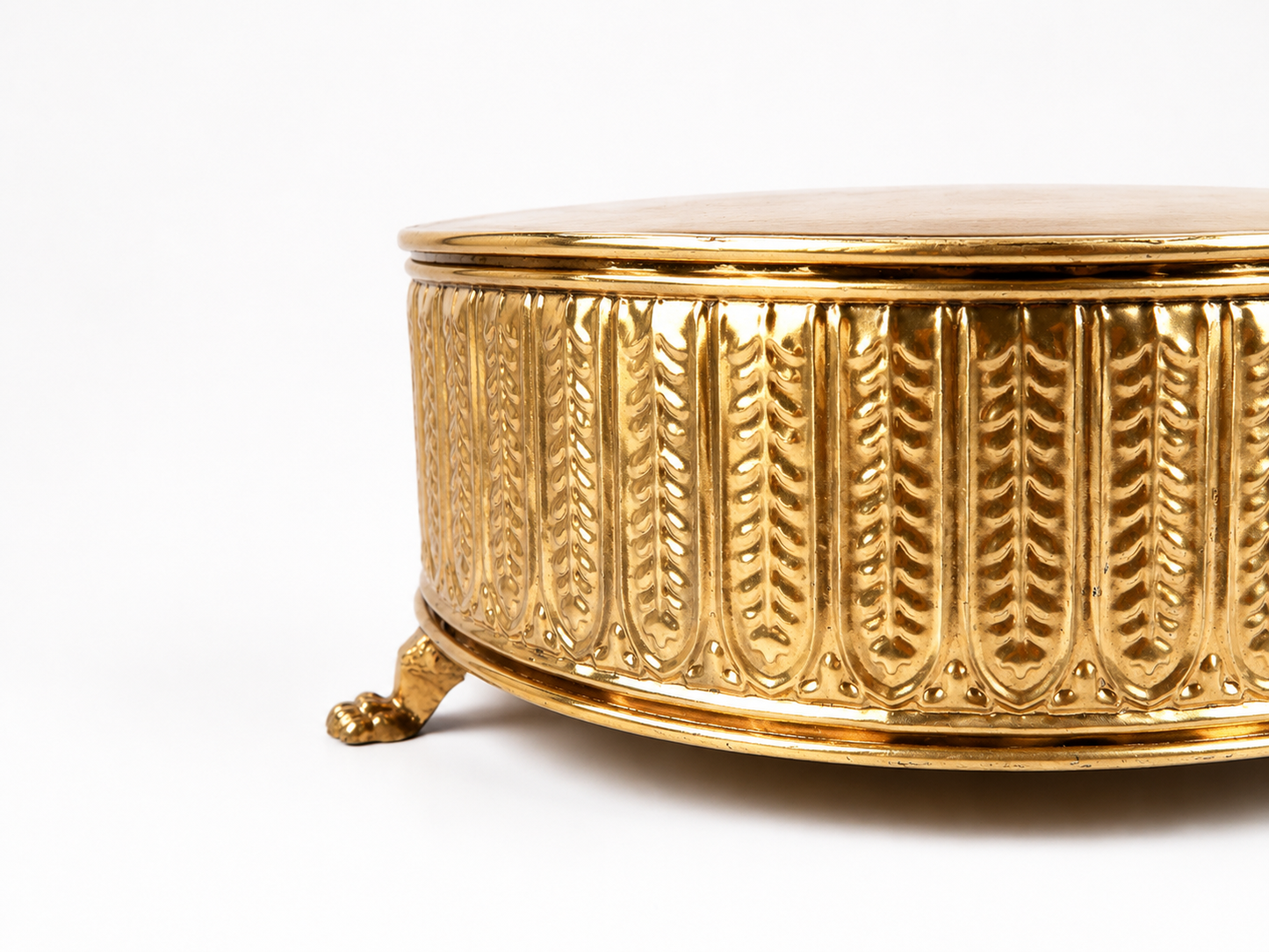Gold Footed Cake Pedestal