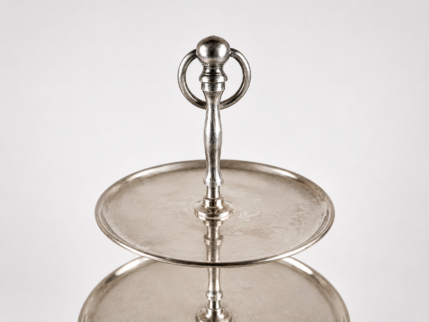 Silver Three-Tier Serving Stand