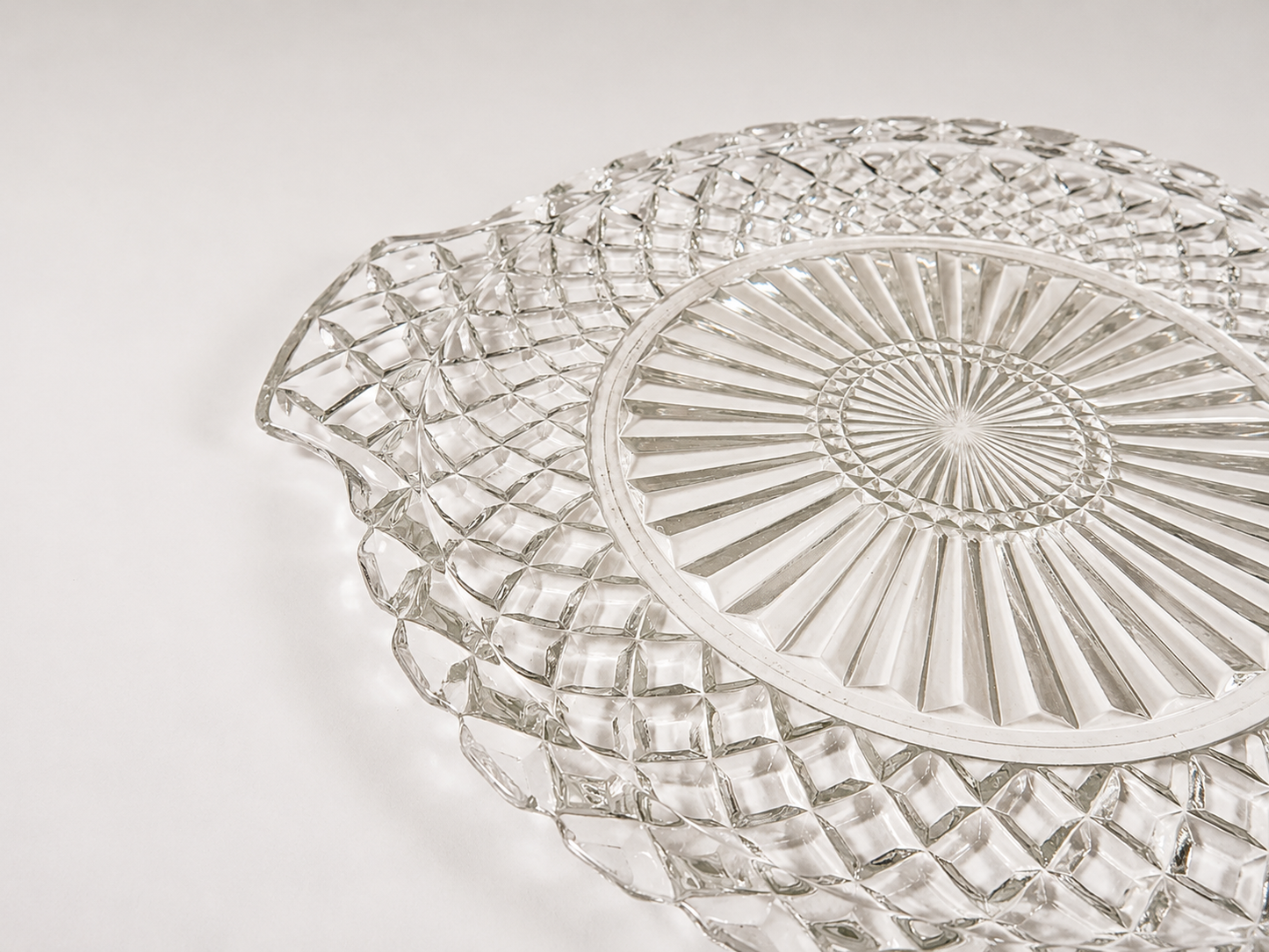 Cut Glass Platter