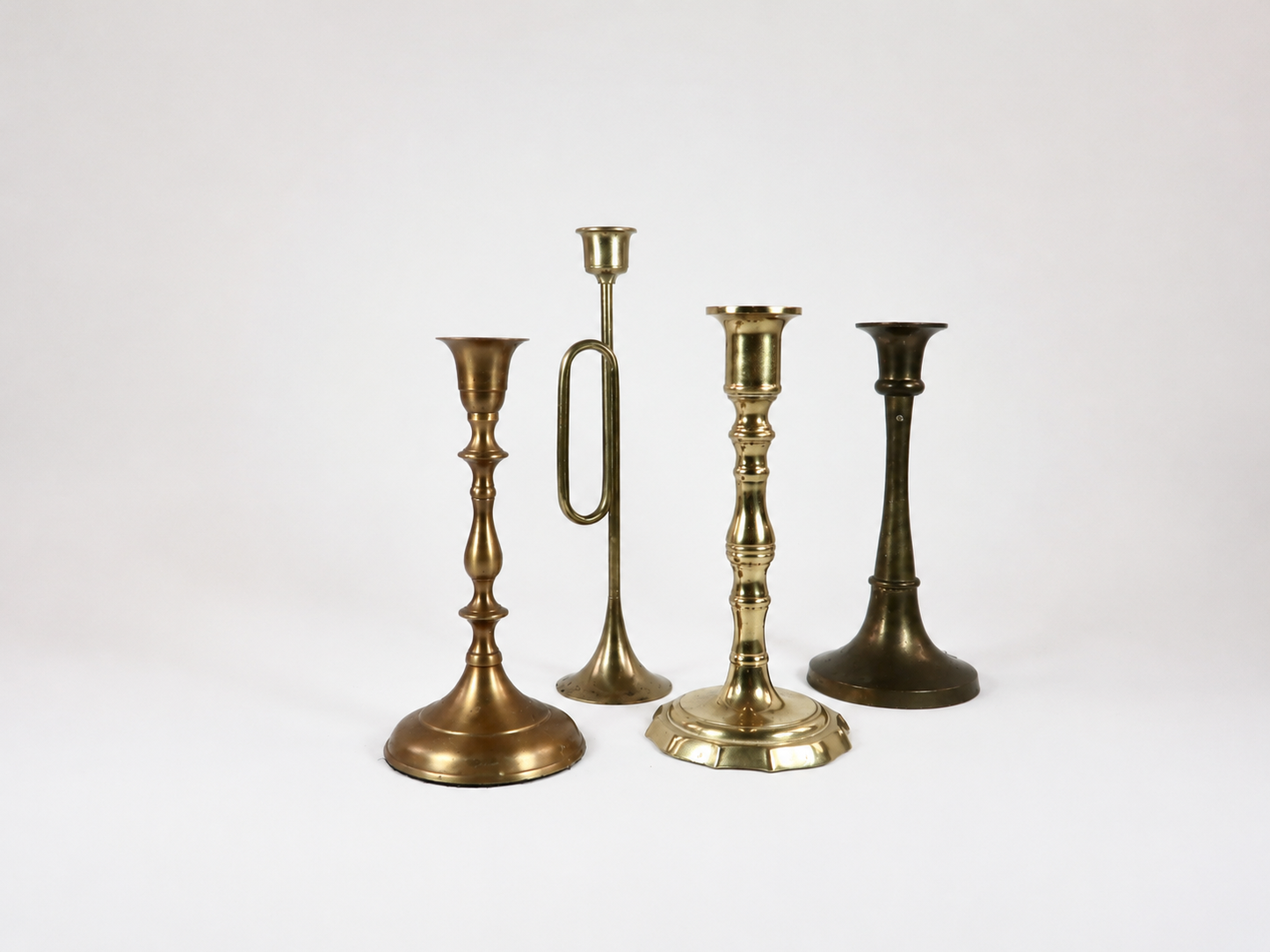 Tall Brass Candlesticks