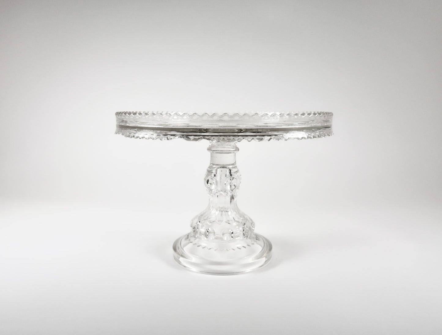 Cut Glass Cake Stand