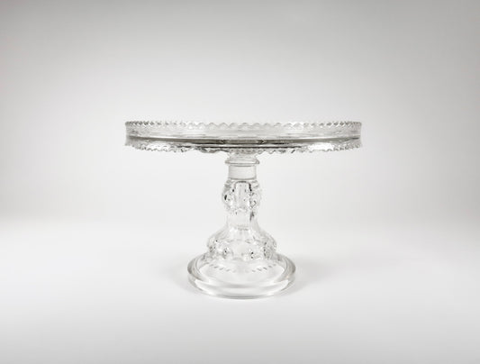 Cut Glass Cake Stand