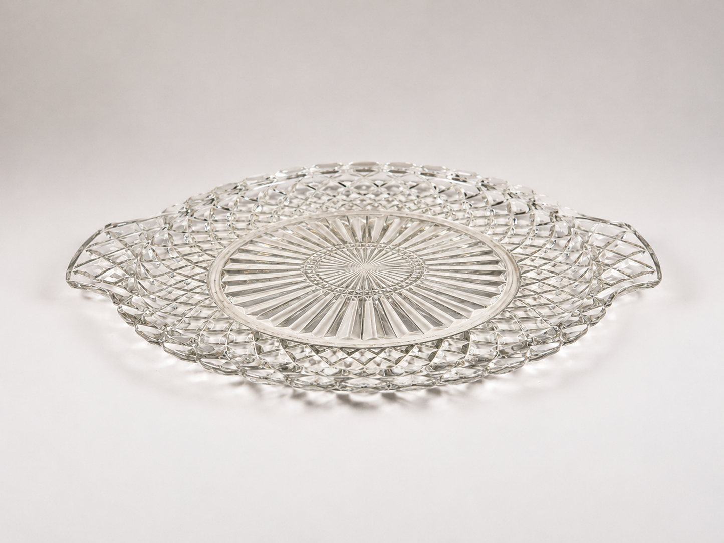Cut Glass Platter