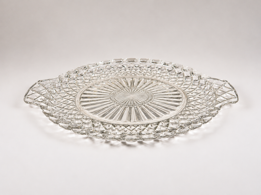 Cut Glass Platter