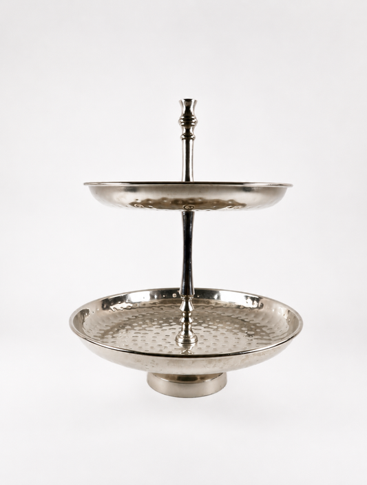 Metal Two-Tier Serving Stand