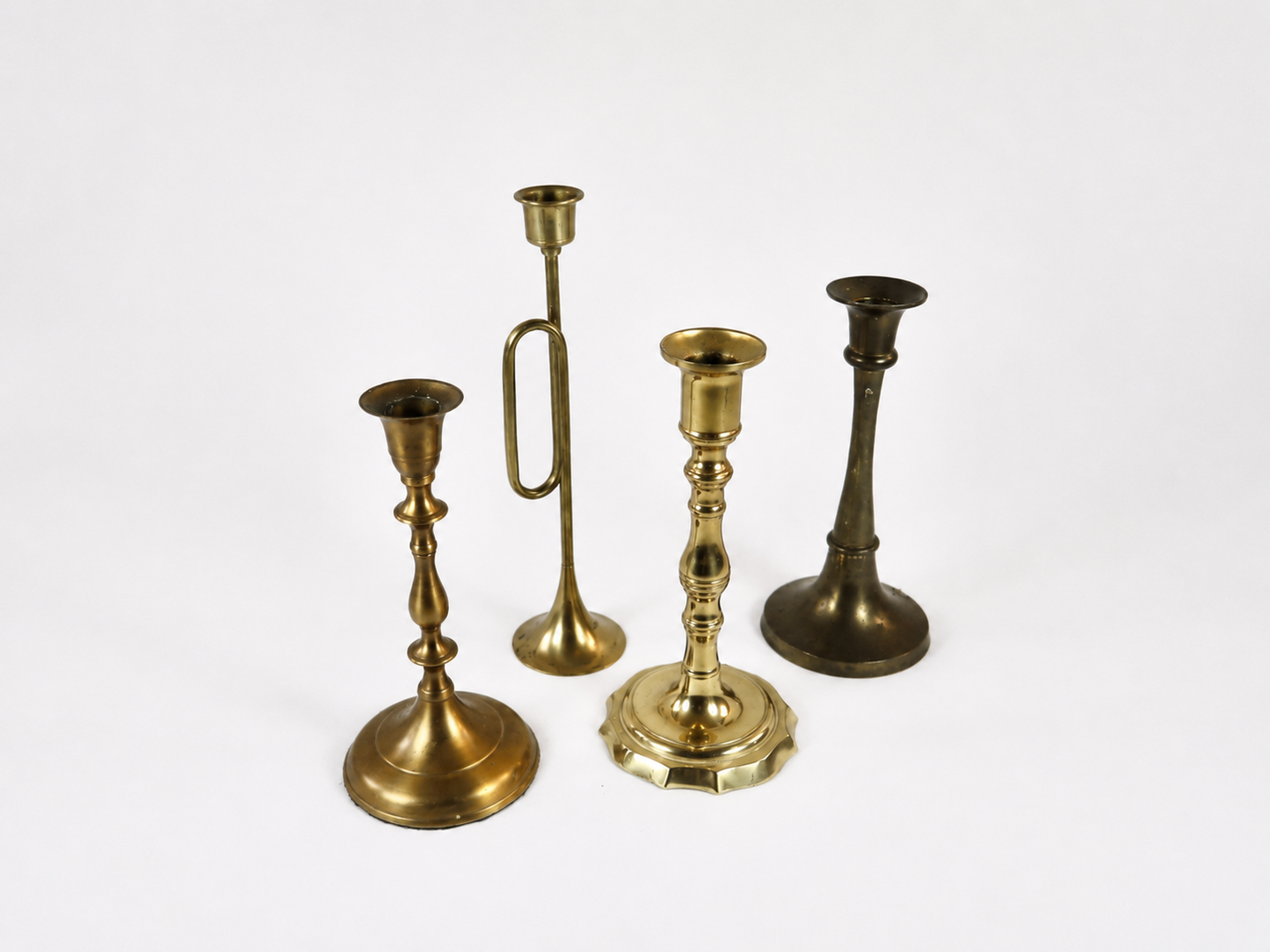Tall Brass Candlesticks